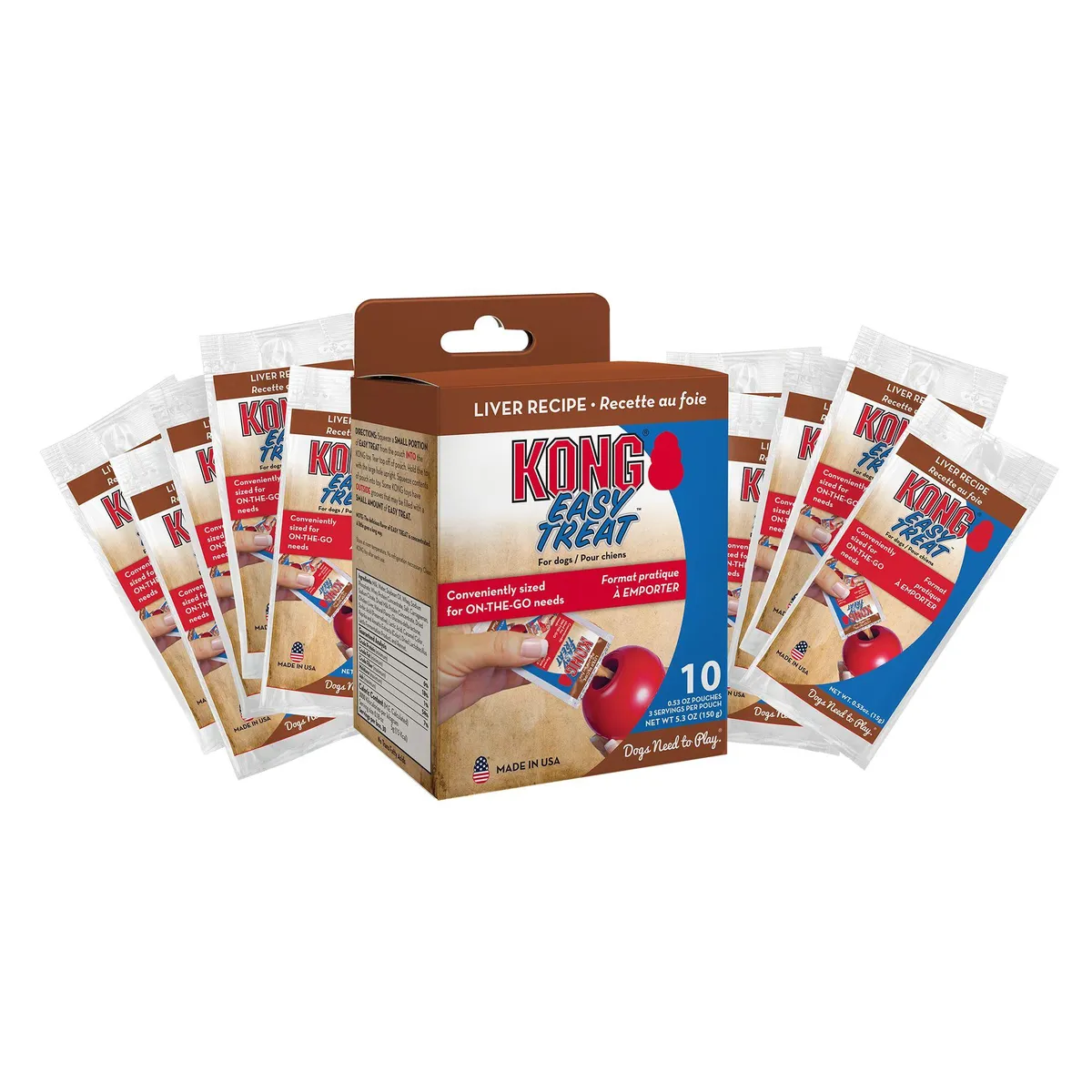 KONG Easy Treat To Go Dog Treat - Liver Flavor