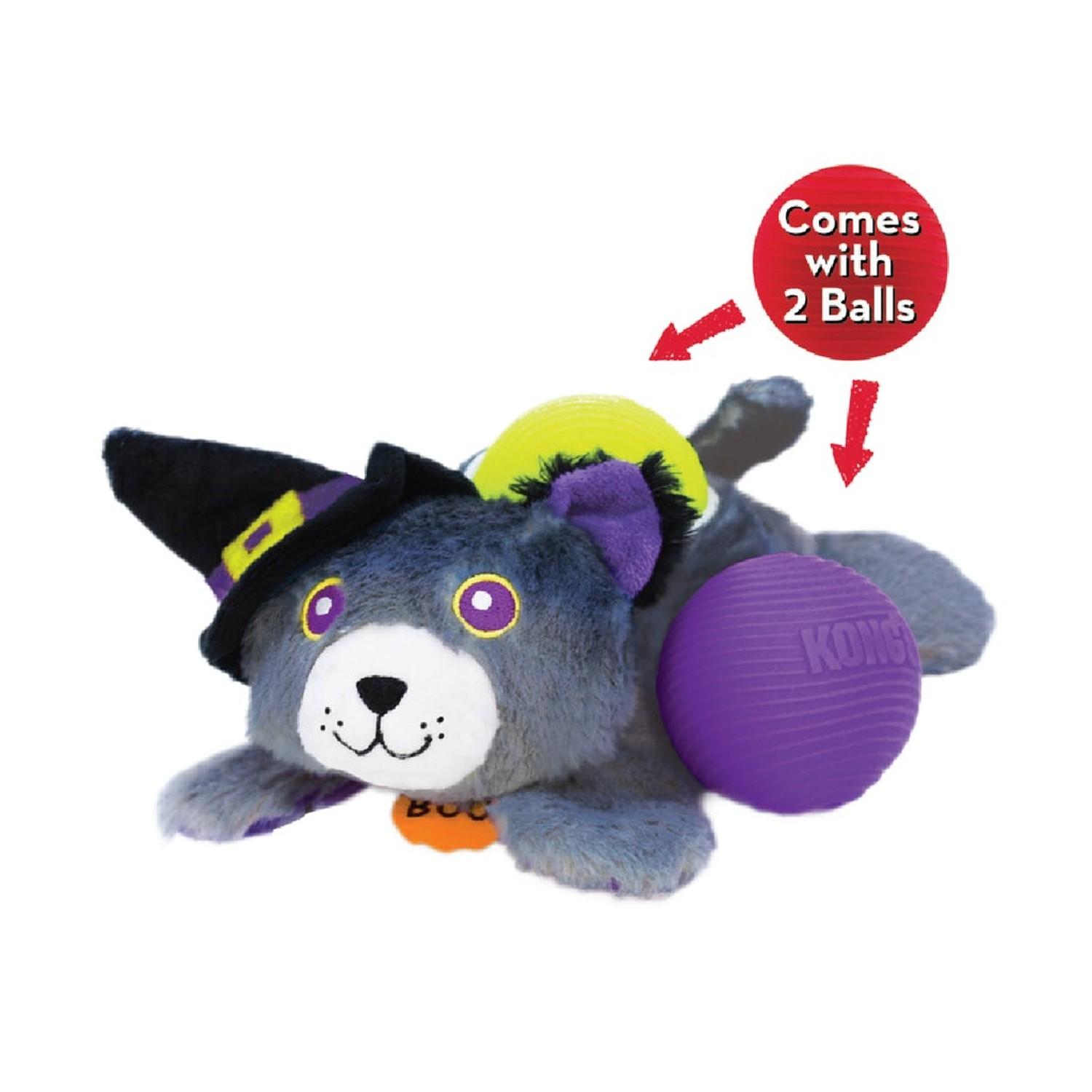 KONG Halloween Cozie Pocketz Dog Toy - Cat | BaxterBoo