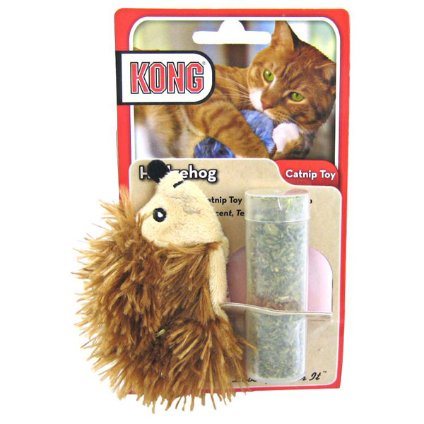 KONG Refillable Catnip Toy - Hedgehog