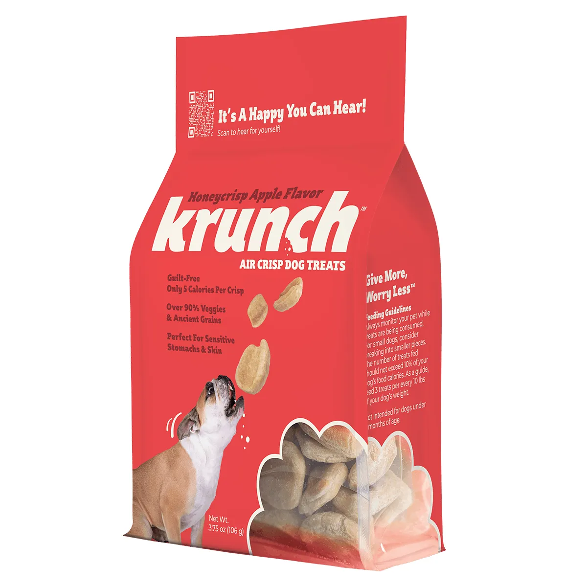 Krunch Air Crisp Dog Treats - Honeycrisp Apple