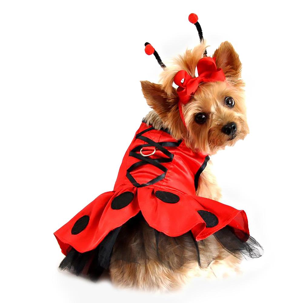 Ladybug Fairy Dog Costume Harness Dress by Do... | BaxterBoo