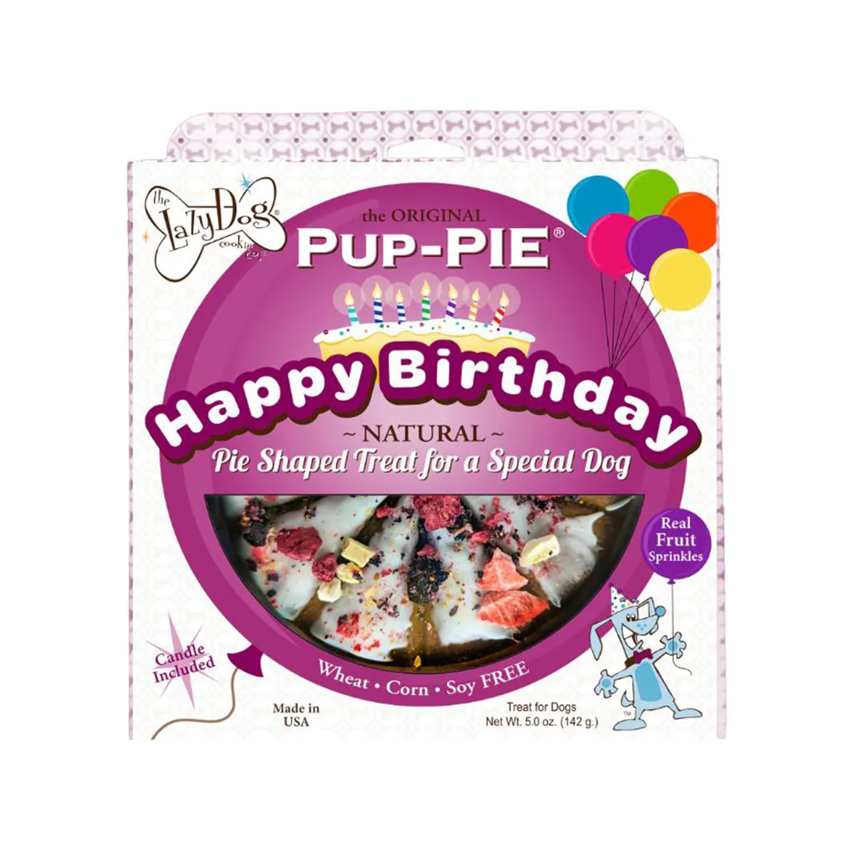 The Lazy Dog Happy Birthday Pup-PIE Dog Treat