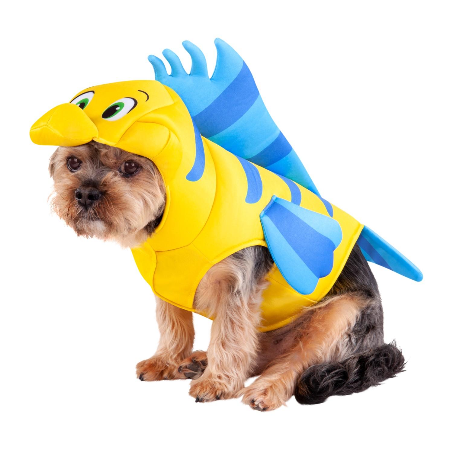 The Little Mermaid Flounder Dog Costume by Ru... BaxterBoo