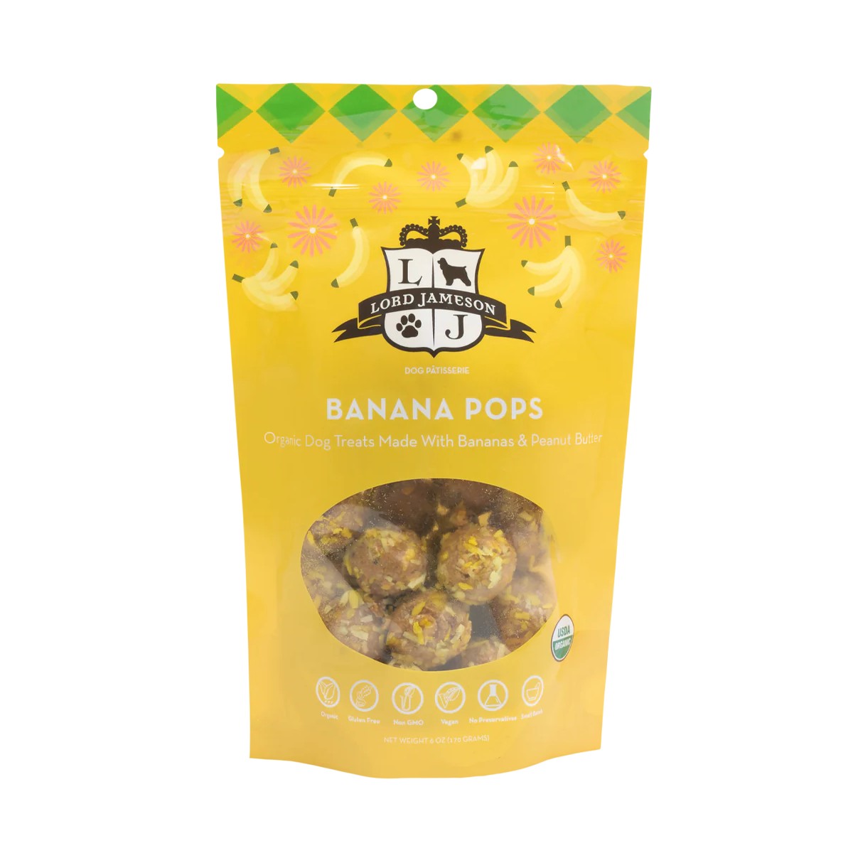 Lord Jameson Organic Dog Treats - Banana Pops