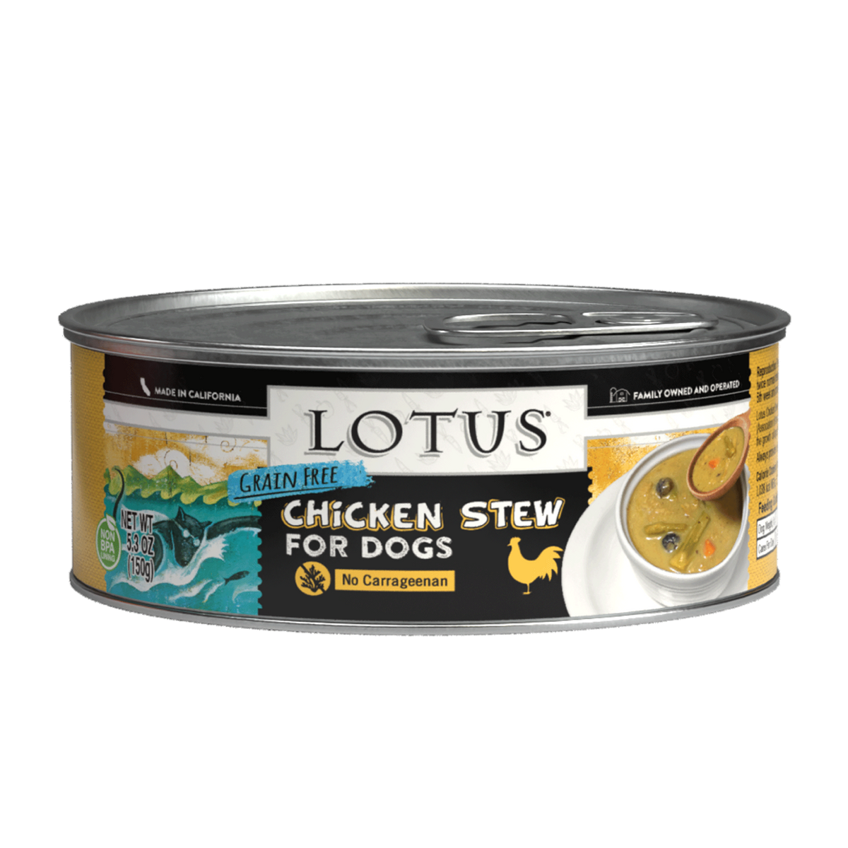 Lotus Grain Free Canned Dog Food - Chicken Stew