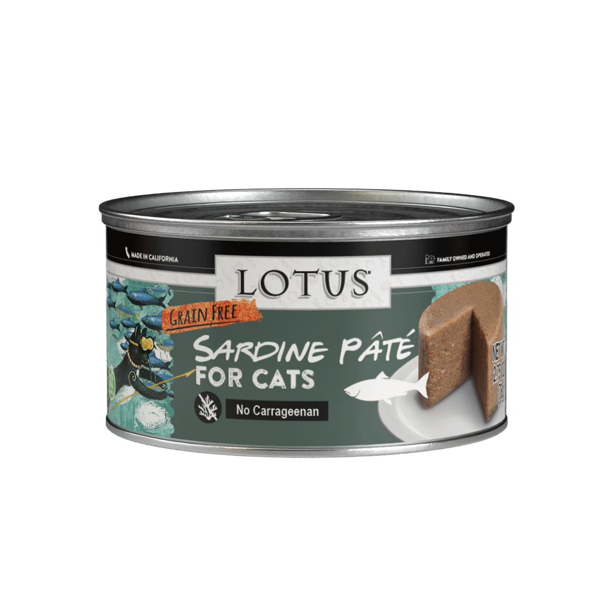 Lotus Grain Free Pate Canned Cat Food - Sardine