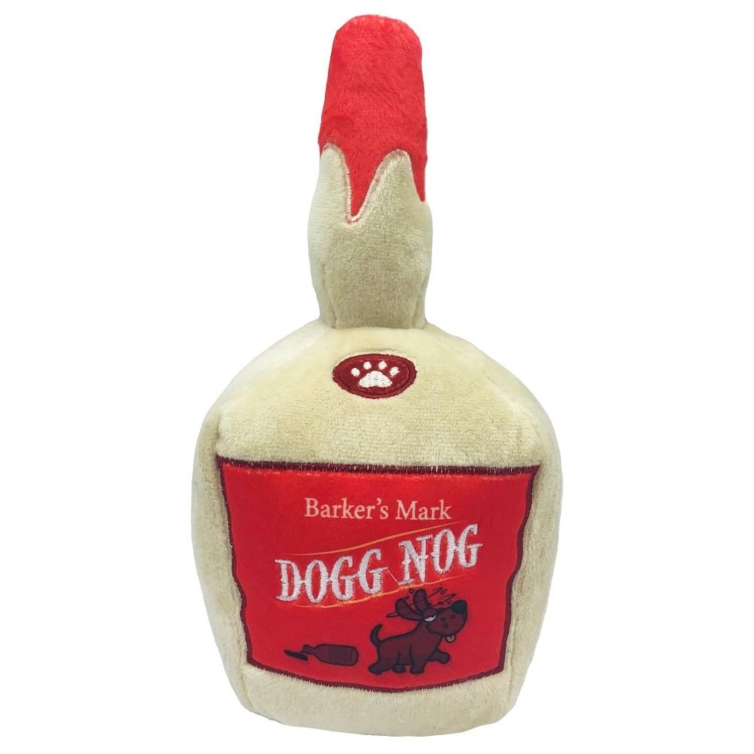 Lulubelles Holiday Power Plush Dog Toy - Dogg Nog