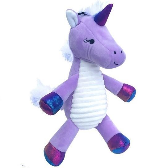 stuffed unicorn dog toy