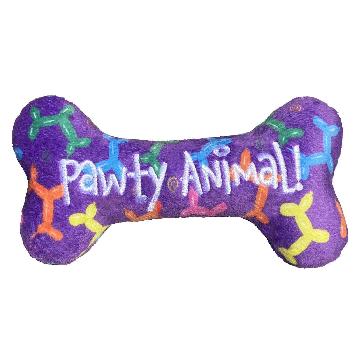 Lulubelles Power Plush Dog Toy - Pawty Animal Bone