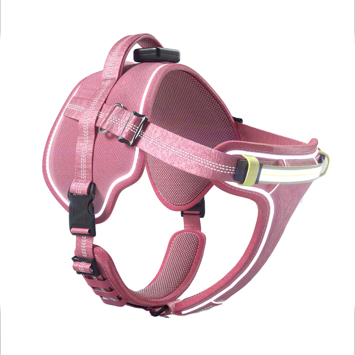 Lumi One Lumen Light Dog Harness - Pink