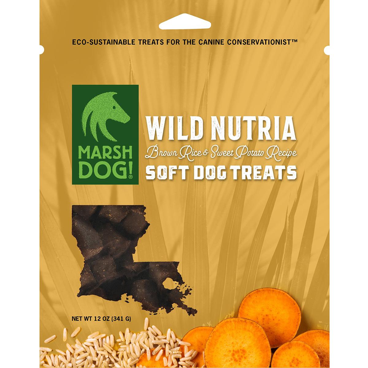 Marsh Dog Wild Nutria Brown Rice & Sweet Potato Recipe Soft Dog Treats