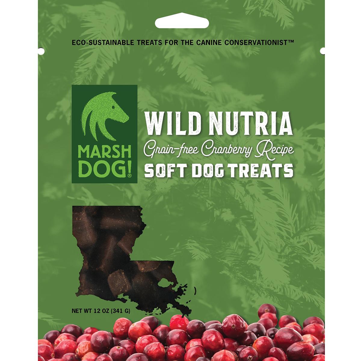 Marsh Dog Wild Nutria & Cranberry Recipe Soft Dog Treats