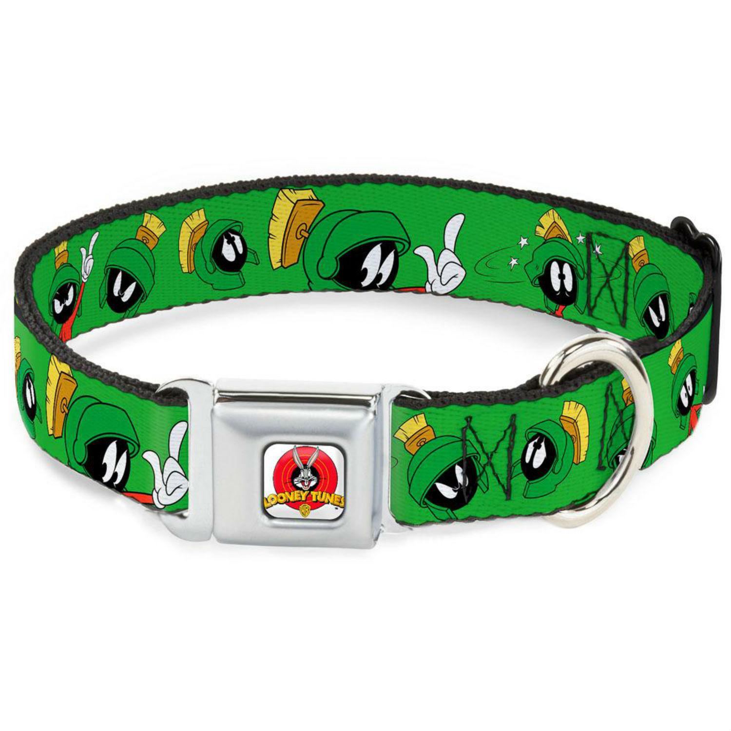 Marvin the Martian Seatbelt Buckle Dog Collar by Buckle-Down 