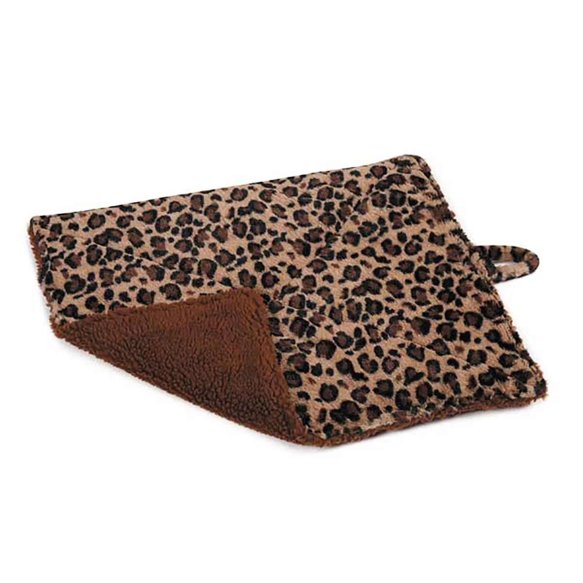 Meow Town ThermaPet Cat Mat - Brown Leopard