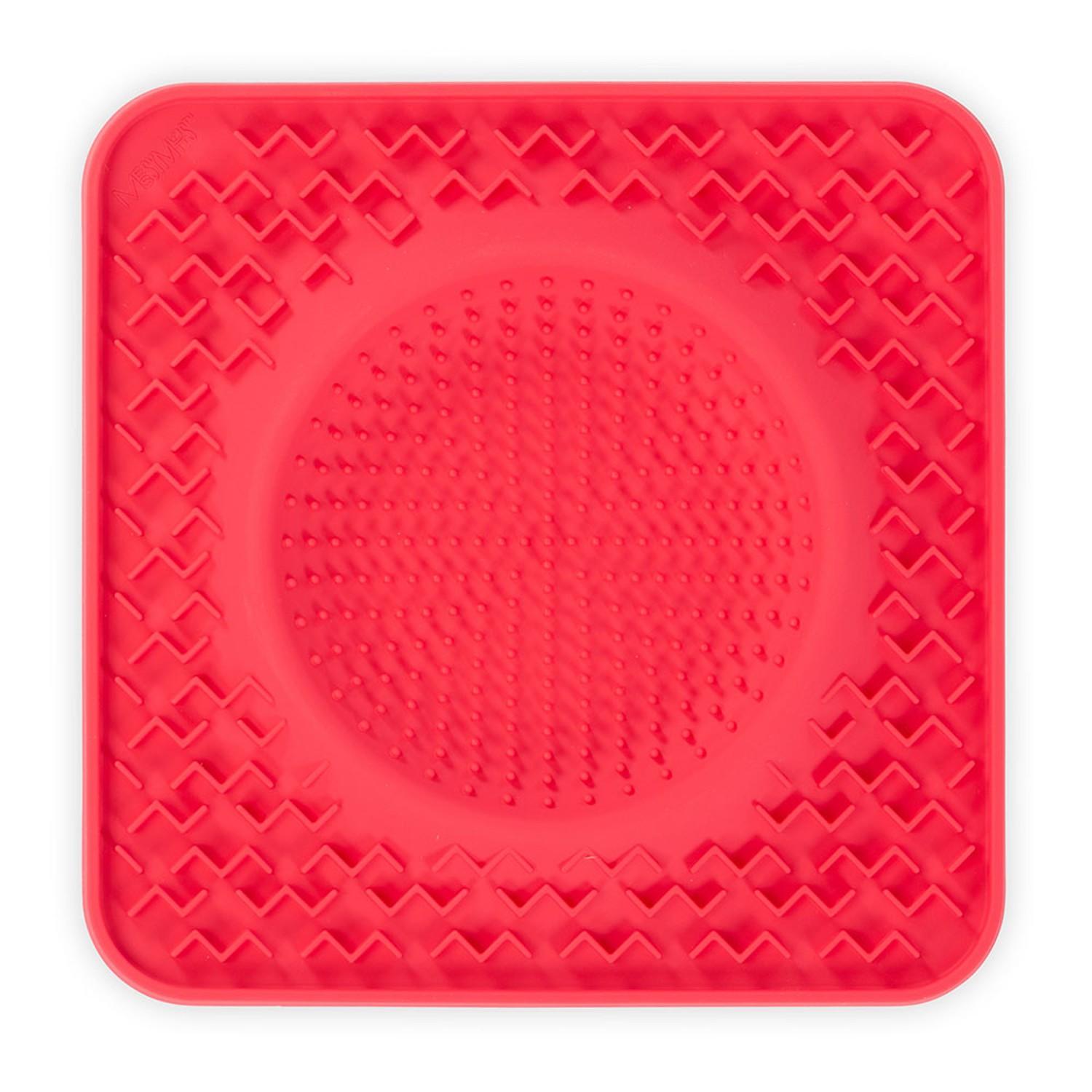 Messy Mutts Silicone Therapeutic Licking Dog Bowl Mat - Watermelon