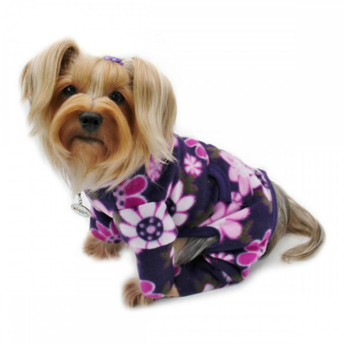Klippo Midnight Garden Turtleneck Fleece Dog Pajamas