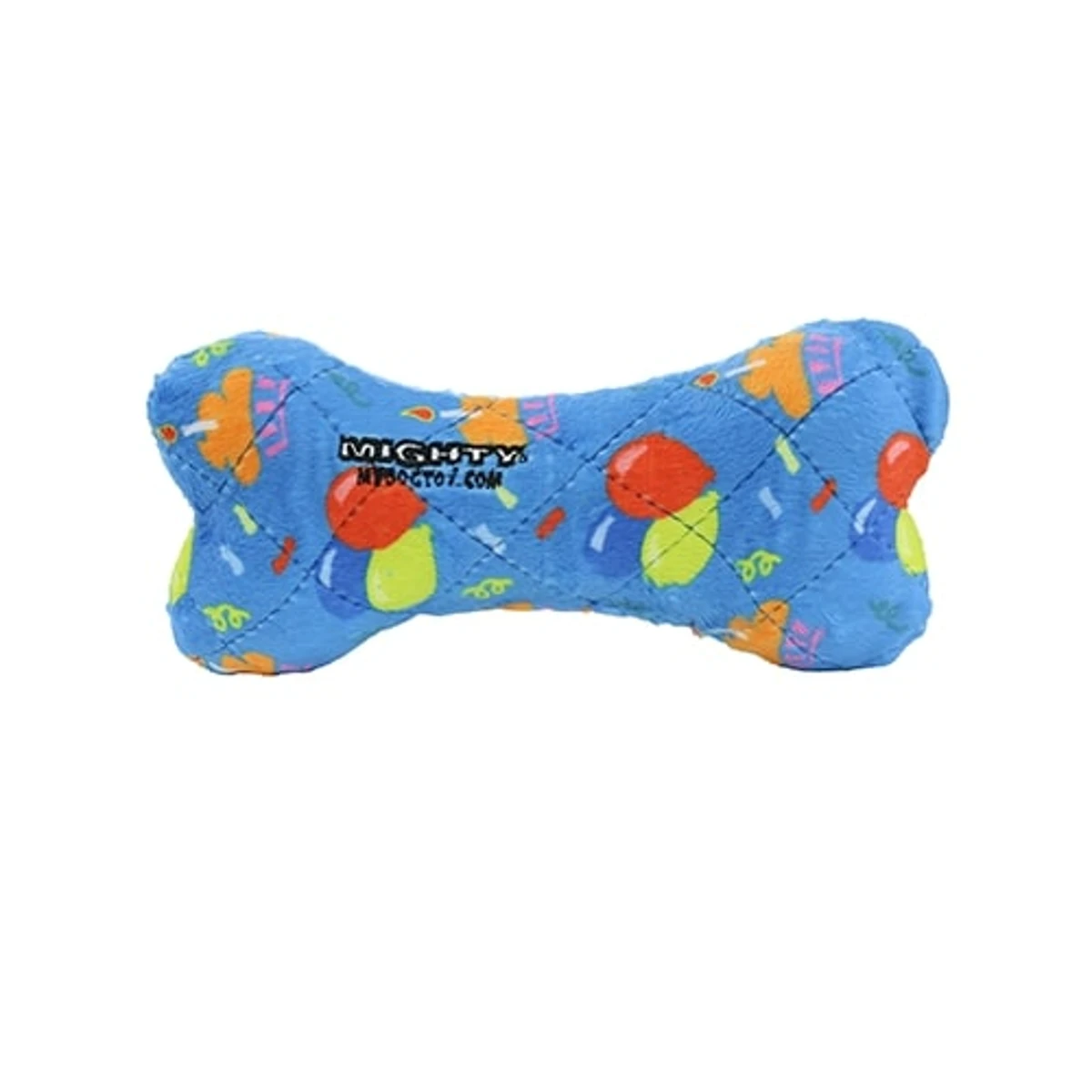 Mighty Stuffing Free Bone Dog Toy - Celebration