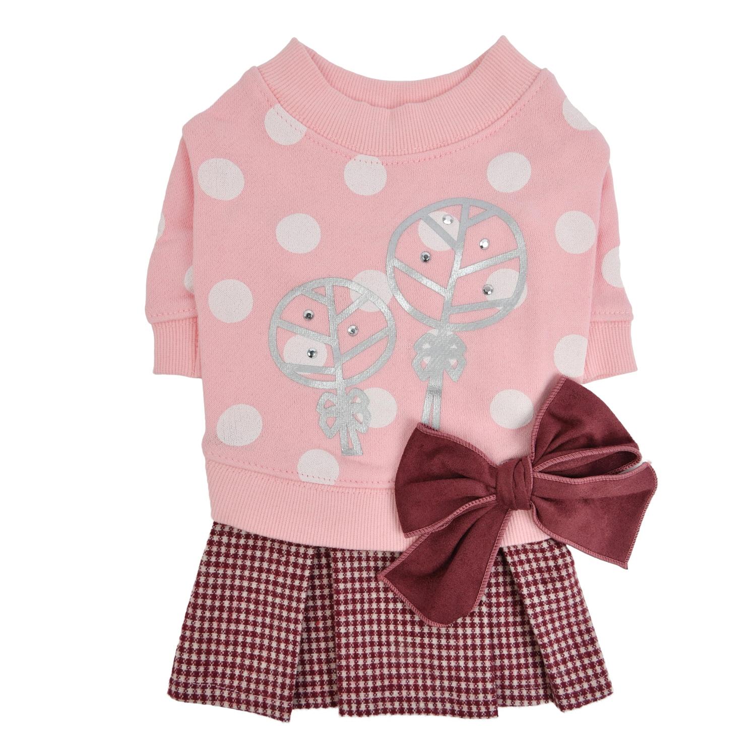 Mignon Dog Dress by Pinkaholic - Pink