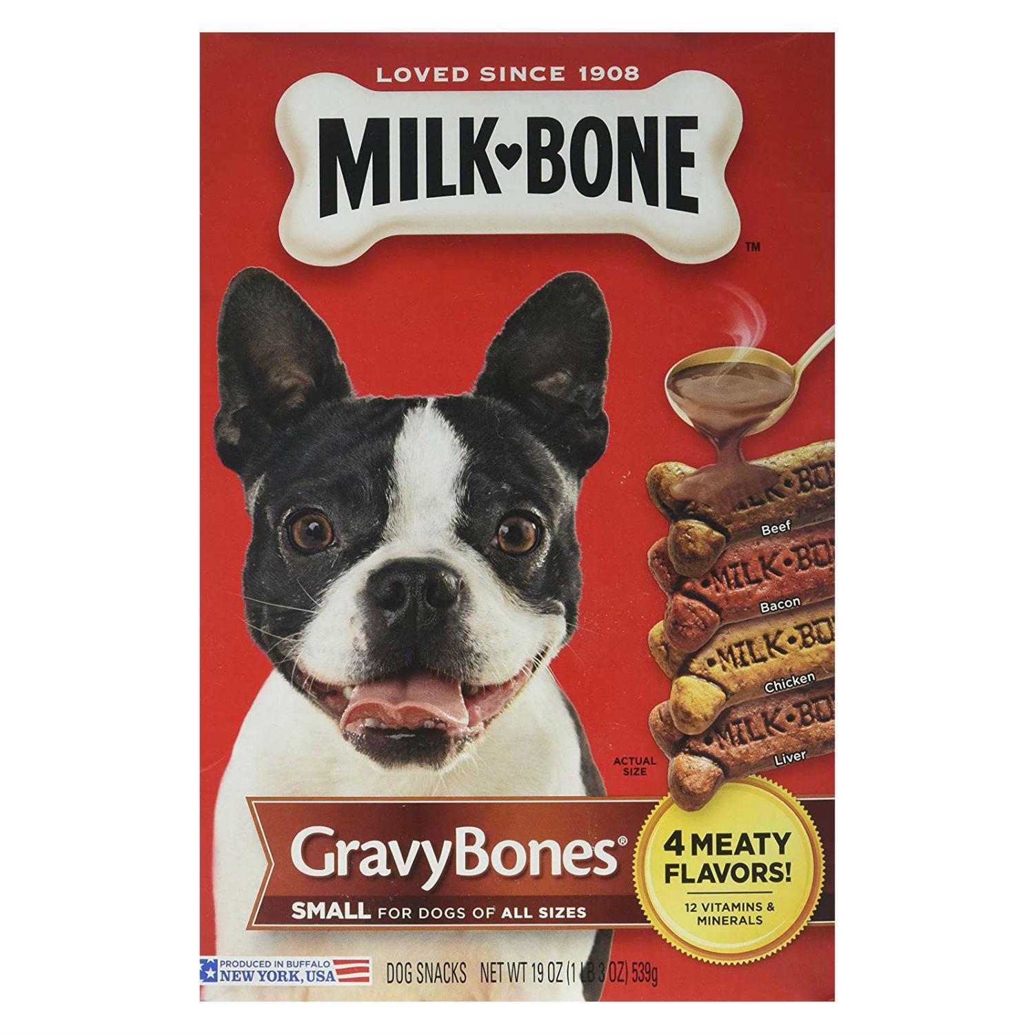 Milk-Bone GravyBones Small Biscuit Dog Treats