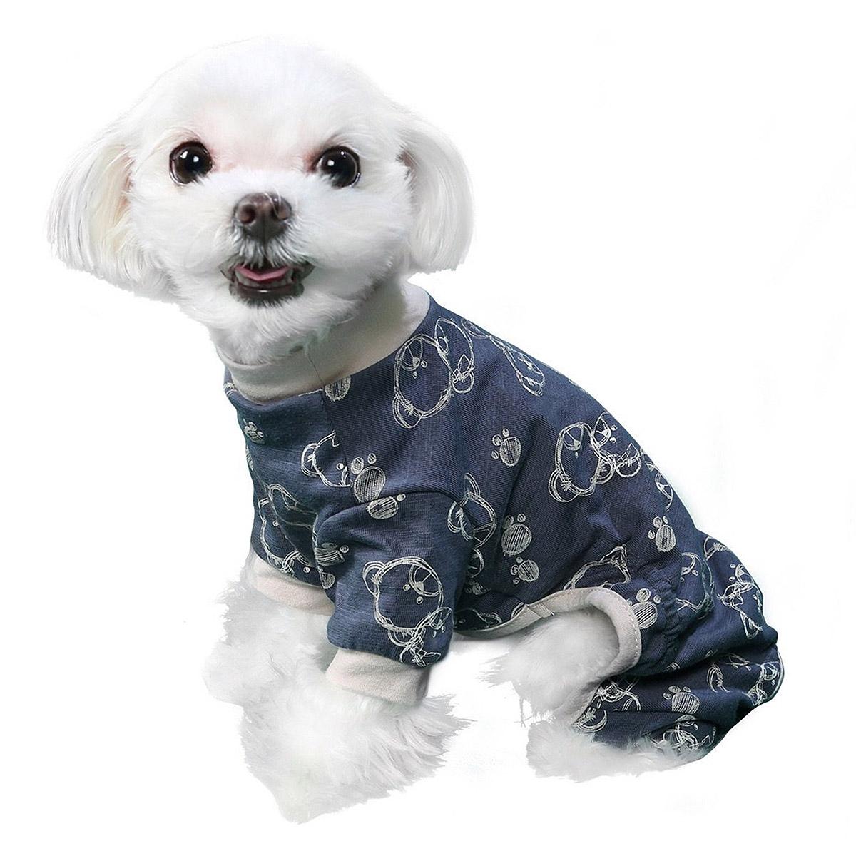 Pooch Outfitters Milo Dog Pajamas with Gray T... | BaxterBoo