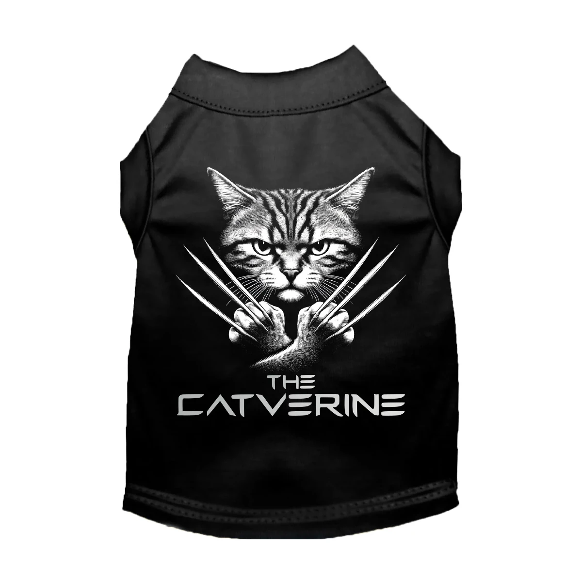 Mirage Catverine Pet Shirt - Black