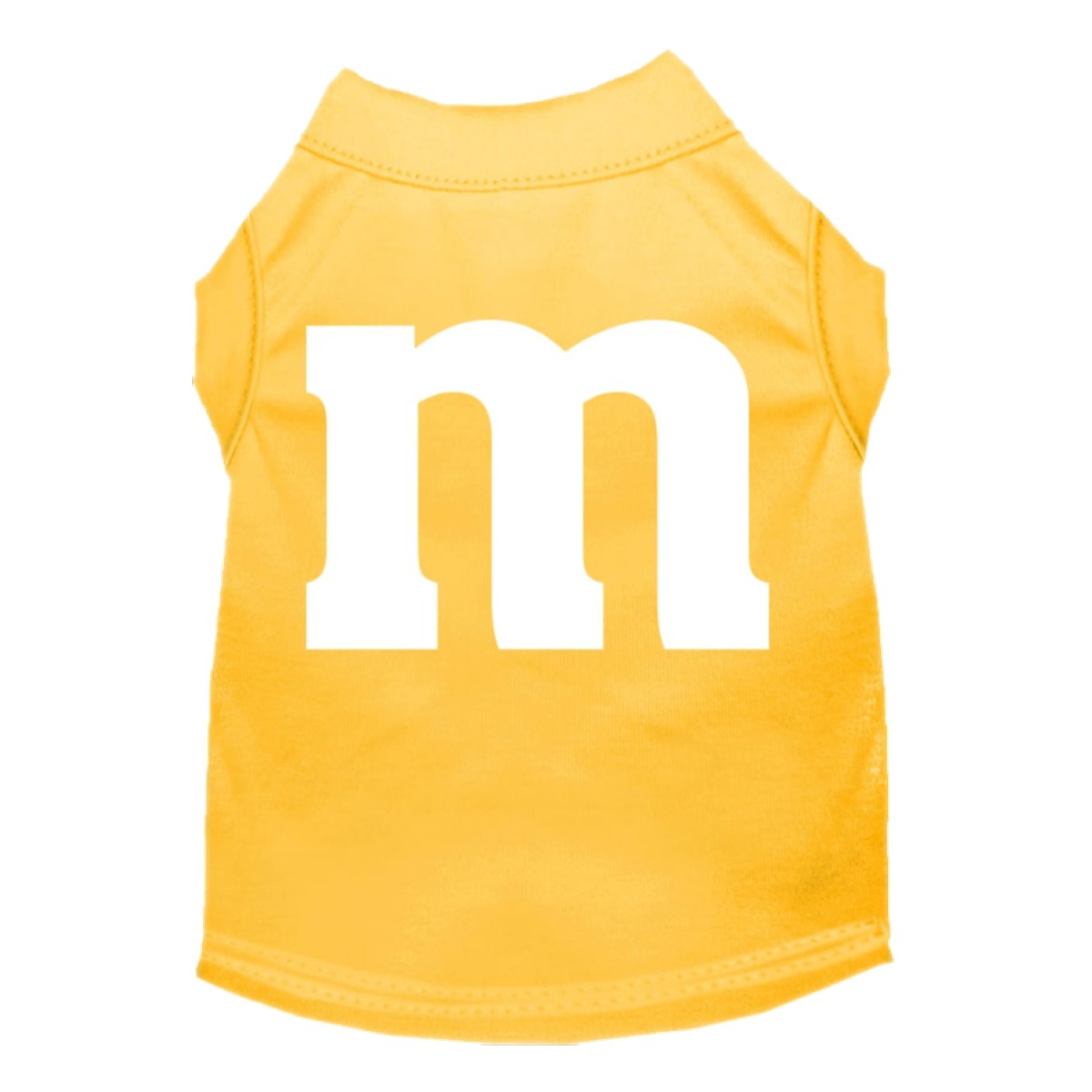 Mirage Halloween The M Costume Dog Shirt - Yellow