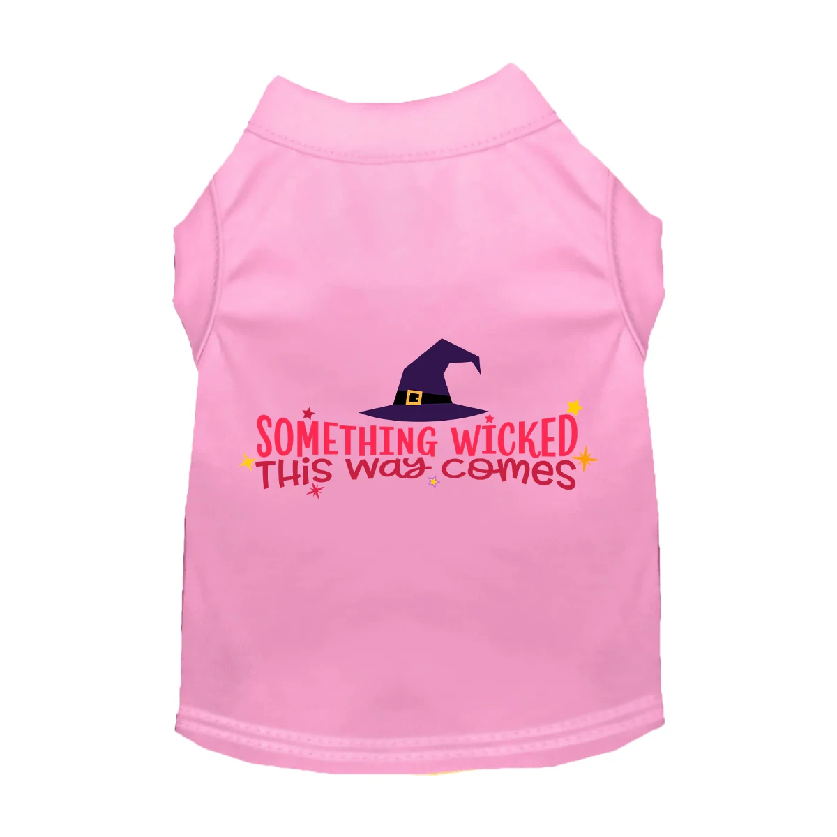 Mirage Halloween Something Wicked This Way Comes Dog Shirt - Light Pink