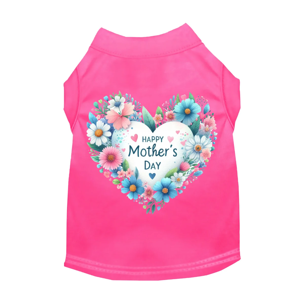 Mirage Sweet Mothers Day Cat & Dog Shirt - Bright Pink