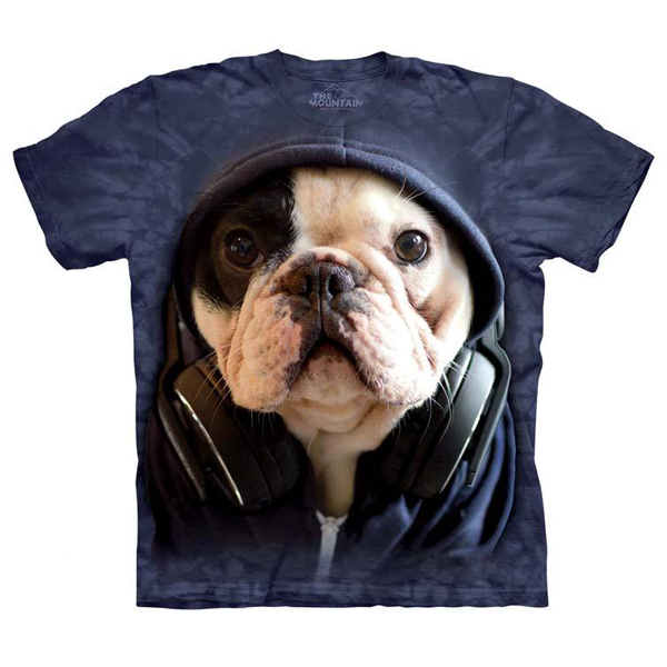 The Mountain DJ Manny the Frenchie - Human T-Shirt