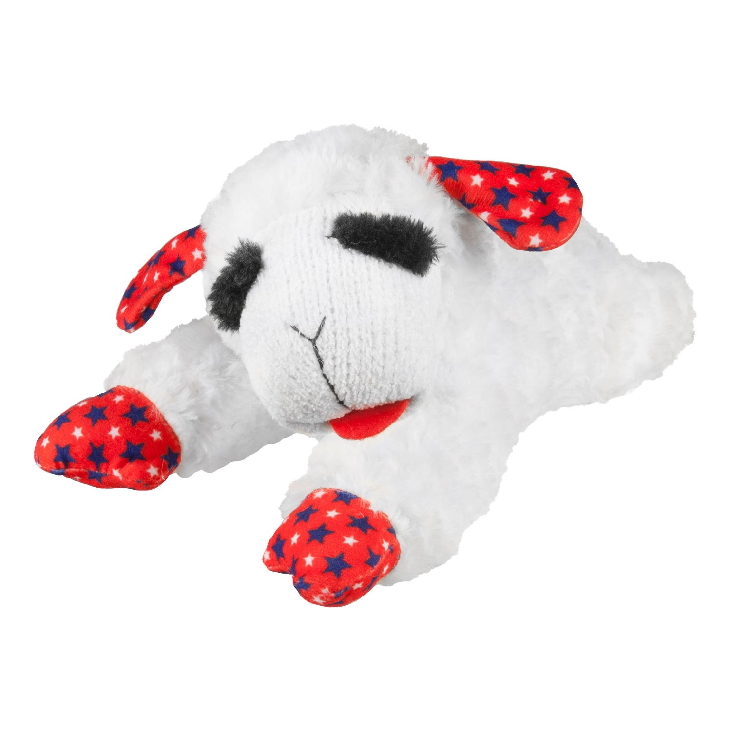 Multipet Lamb Chop Dog Toy - Patriotic