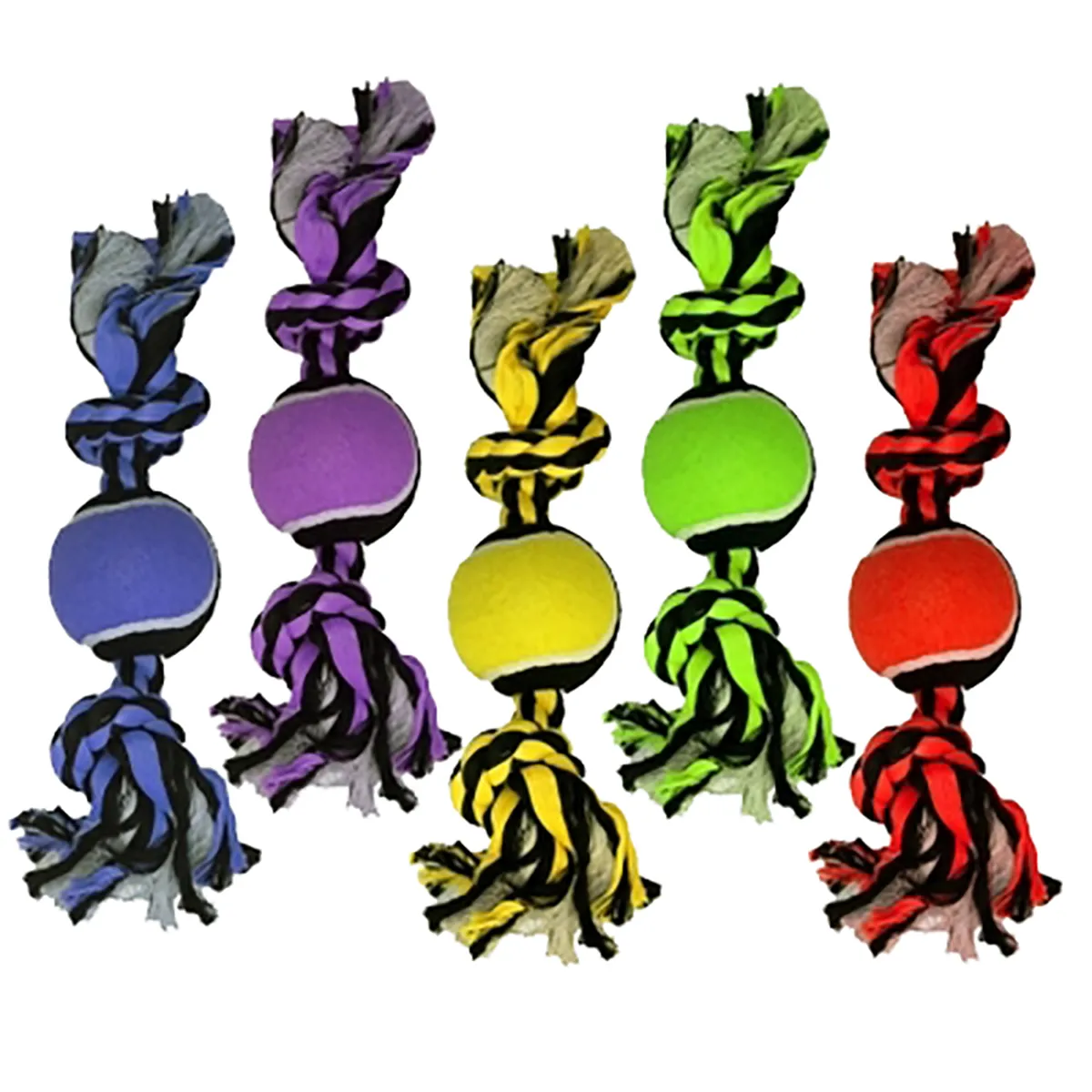 MultiPet Nuts for Knots Rope with Ball Dog Toy