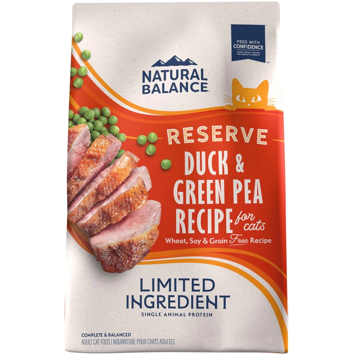 Natural Balance L.I.D. Limited Ingredient Diets Grain-Free Green Pea & Duck Formula Dry Cat Food