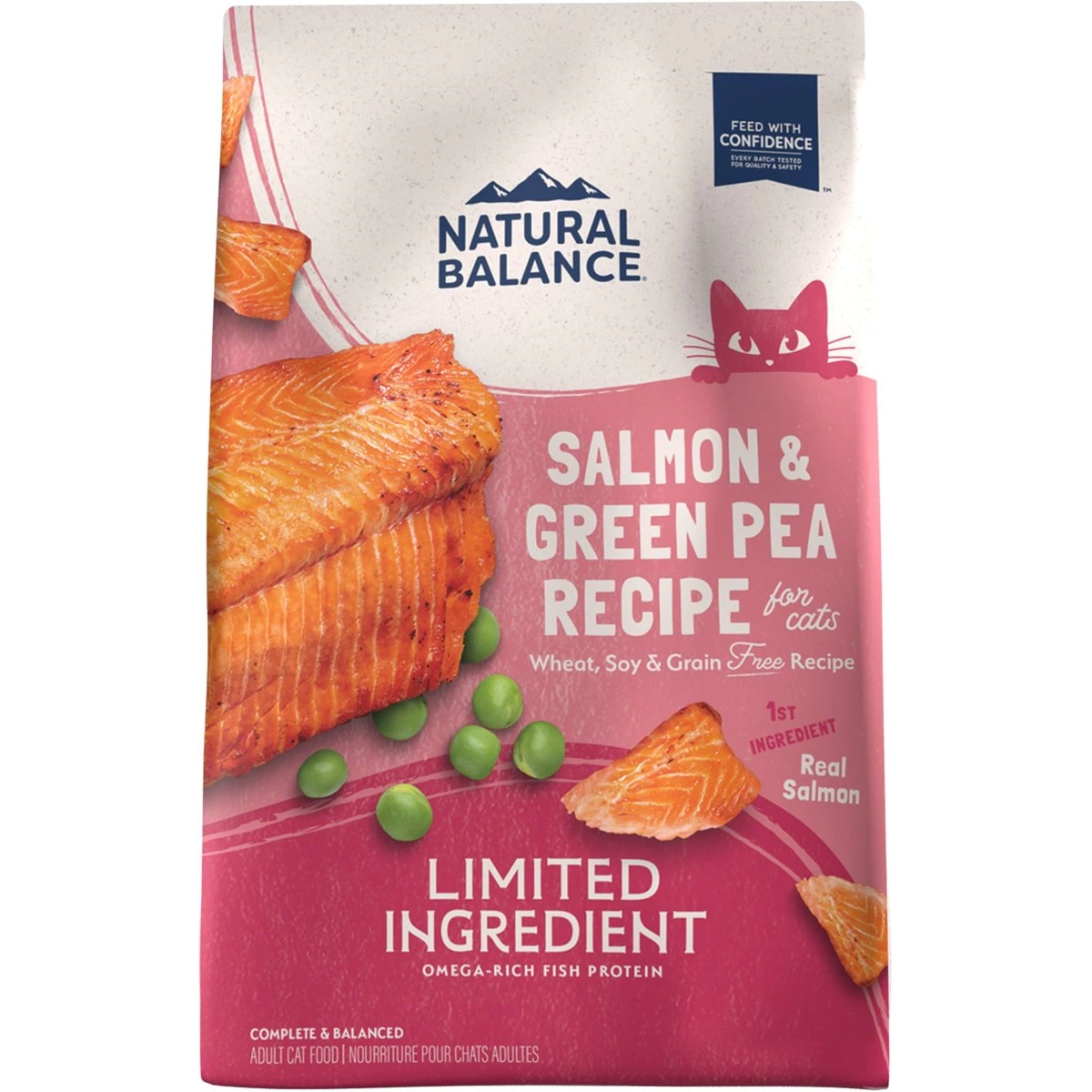 Natural Balance L.I.D. Limited Ingredient Diets Grain-Free Green Pea & Salmon Formula Dry Cat Food
