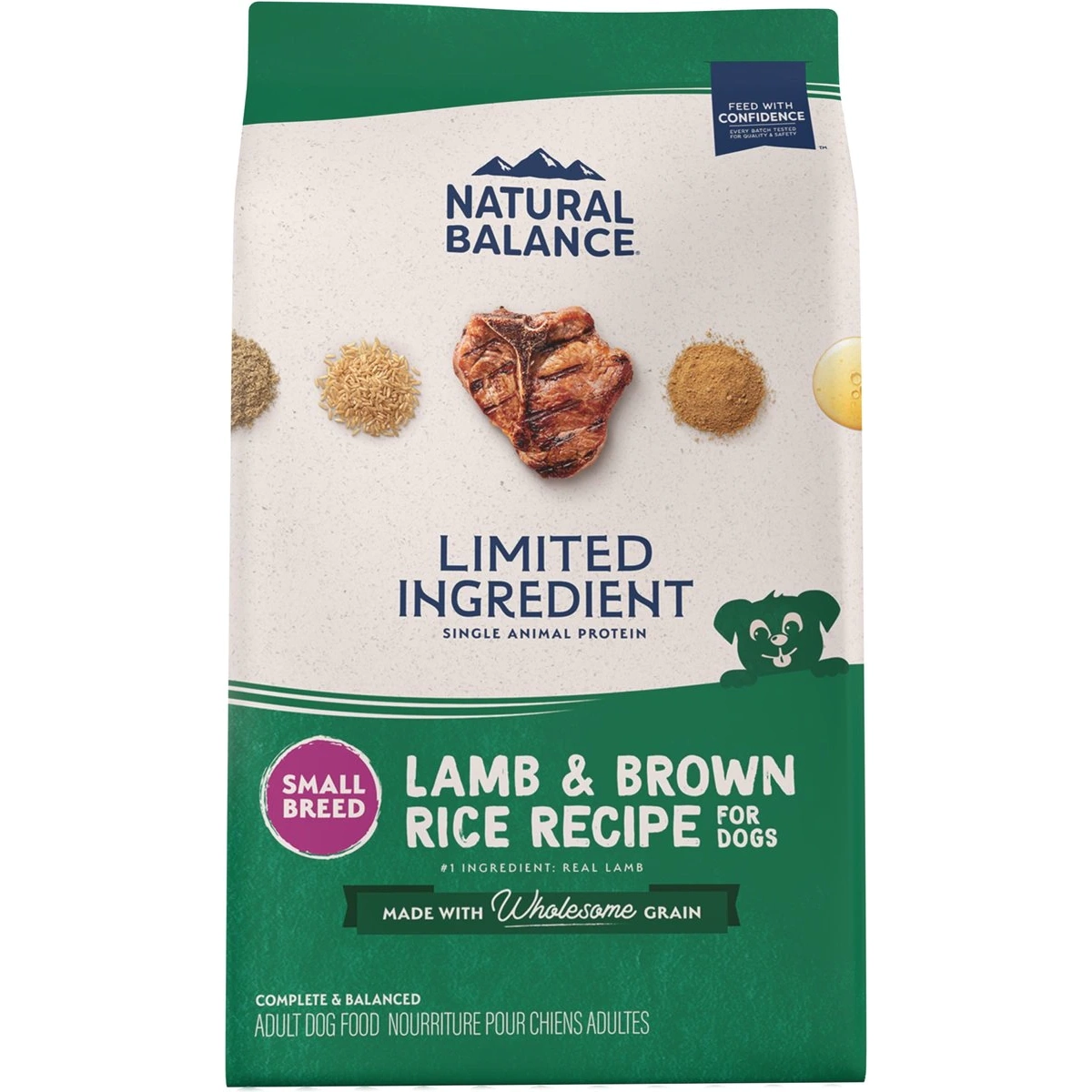 Natural Balance L.I.D. Limited Ingredient Diets Lamb & Brown Rice Formula Small Breed Dry Dog Food
