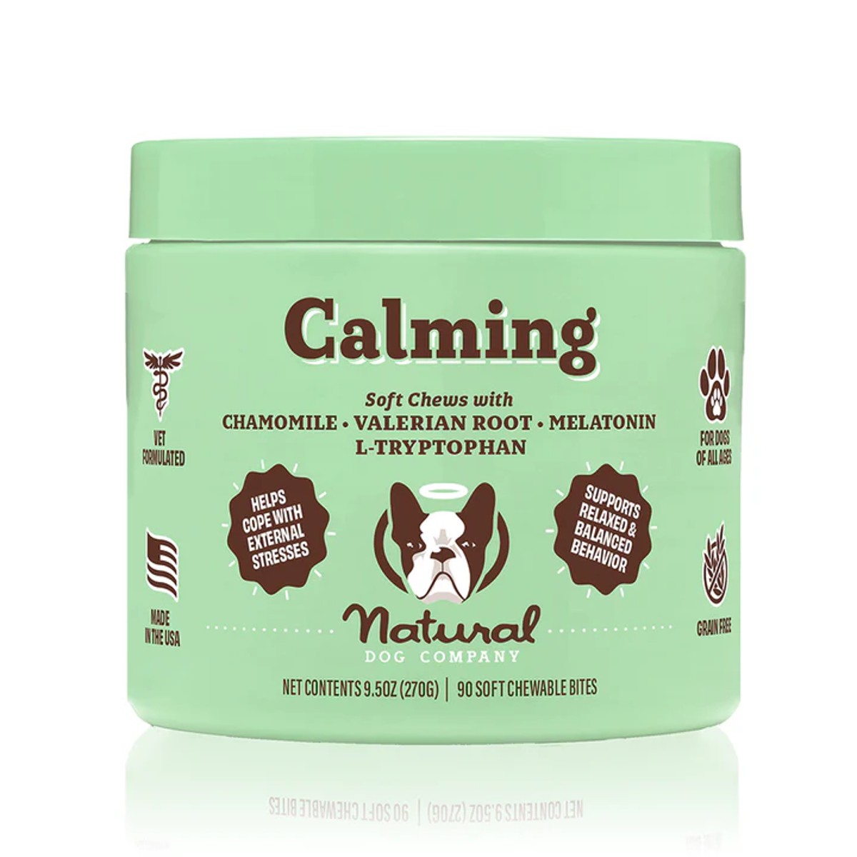 Natural Dog Company Calming Supplement Dog Chew