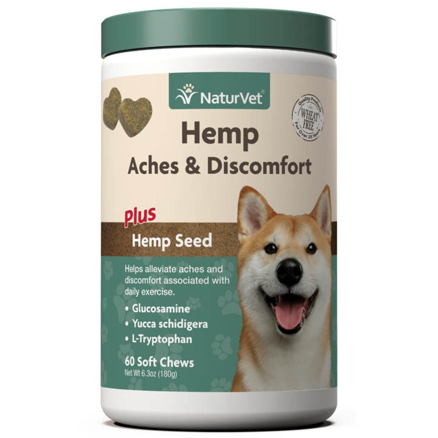 NaturVet Hemp Aches & Discomfort Soft Dog Chews