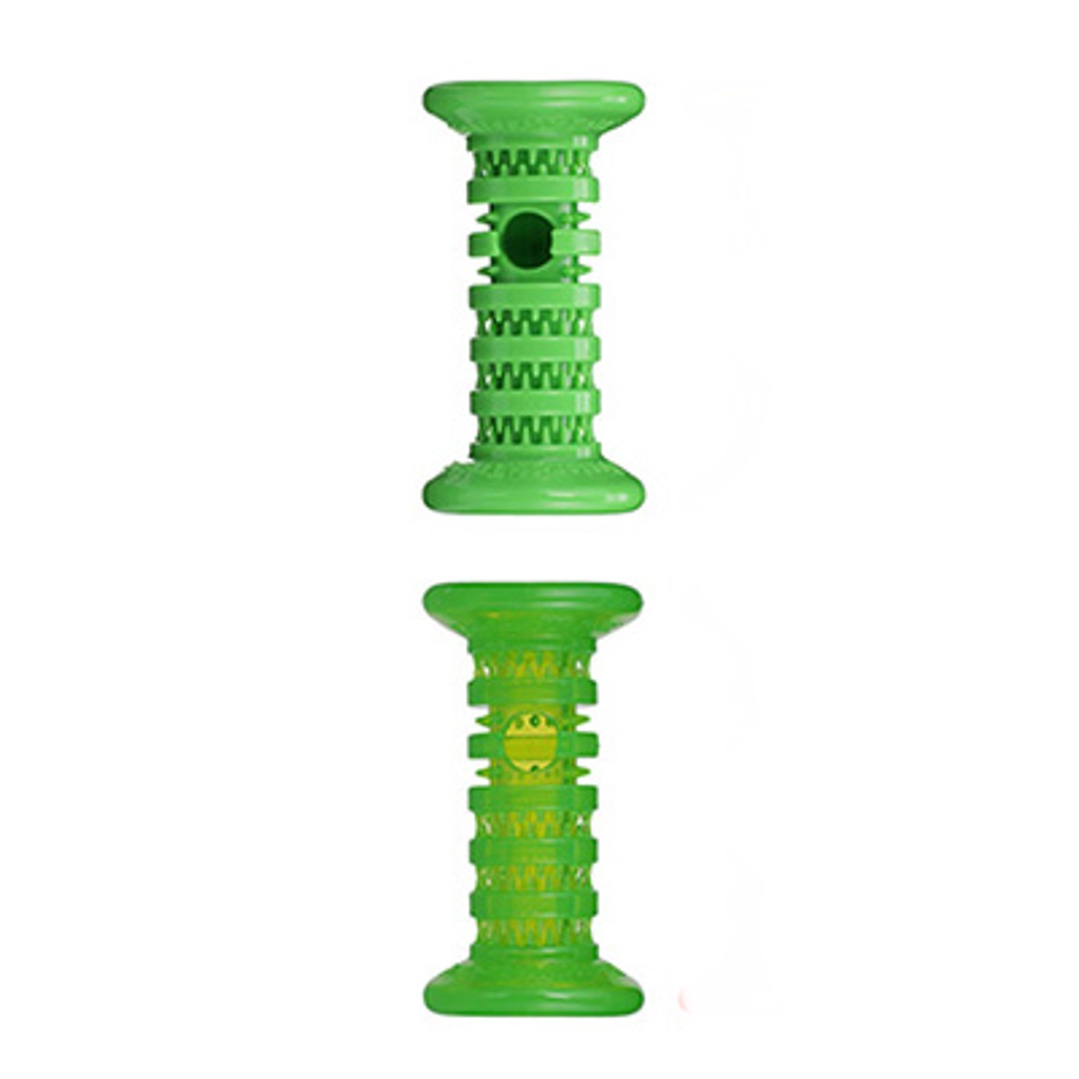 Neater Feeder Rolly Cannoli Dog Toy - Barbell Green