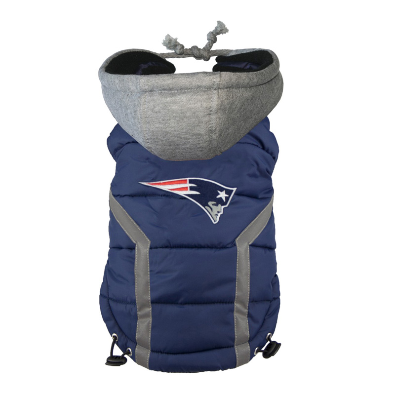 Little Earth New England Patriots Dog Puffer Vest