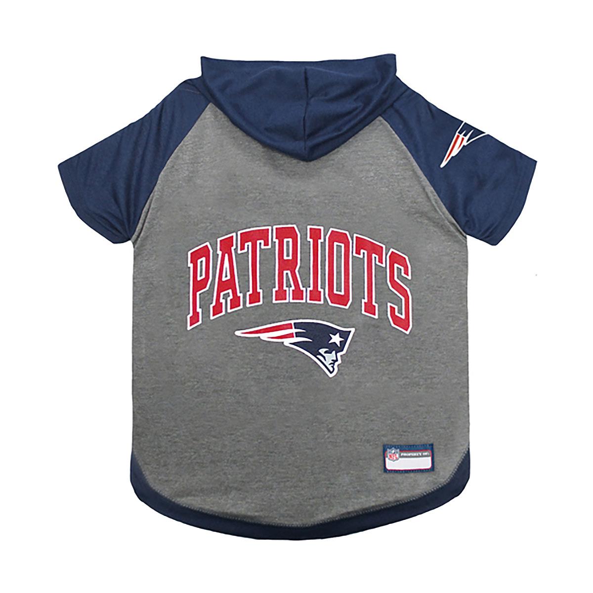 New England Patriots Hooded Dog T-Shirt