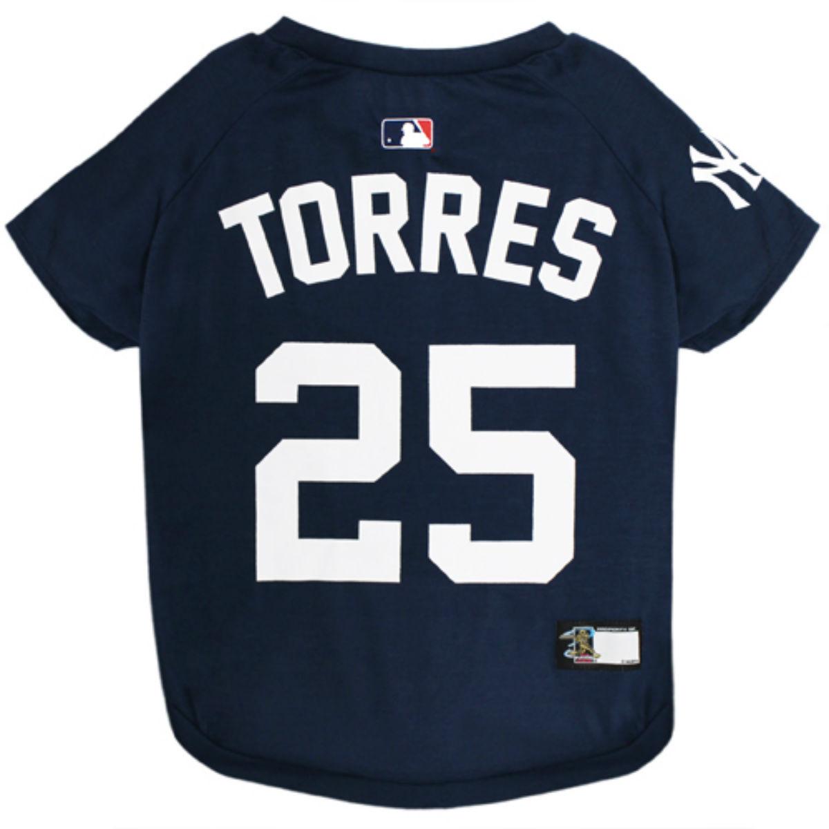 New York Yankees Gleyber Torres Dog T-Shirt - Blue