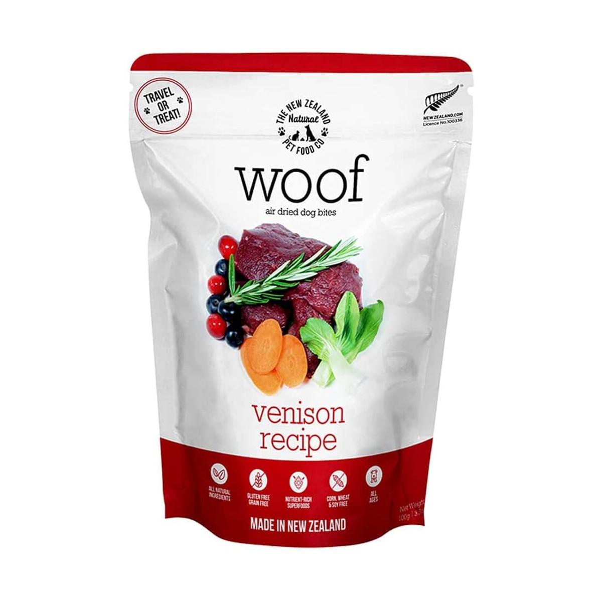 The New Zealand Natural Pet Food Co. Woof Air Dried Dog Food - Venison