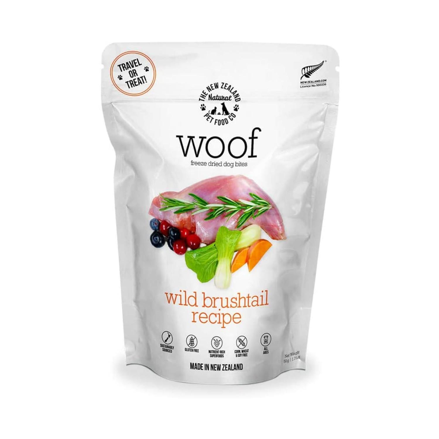 The New Zealand Natural Pet Food Co. Woof Freeze Dried Dog Food - Wild Brushtail