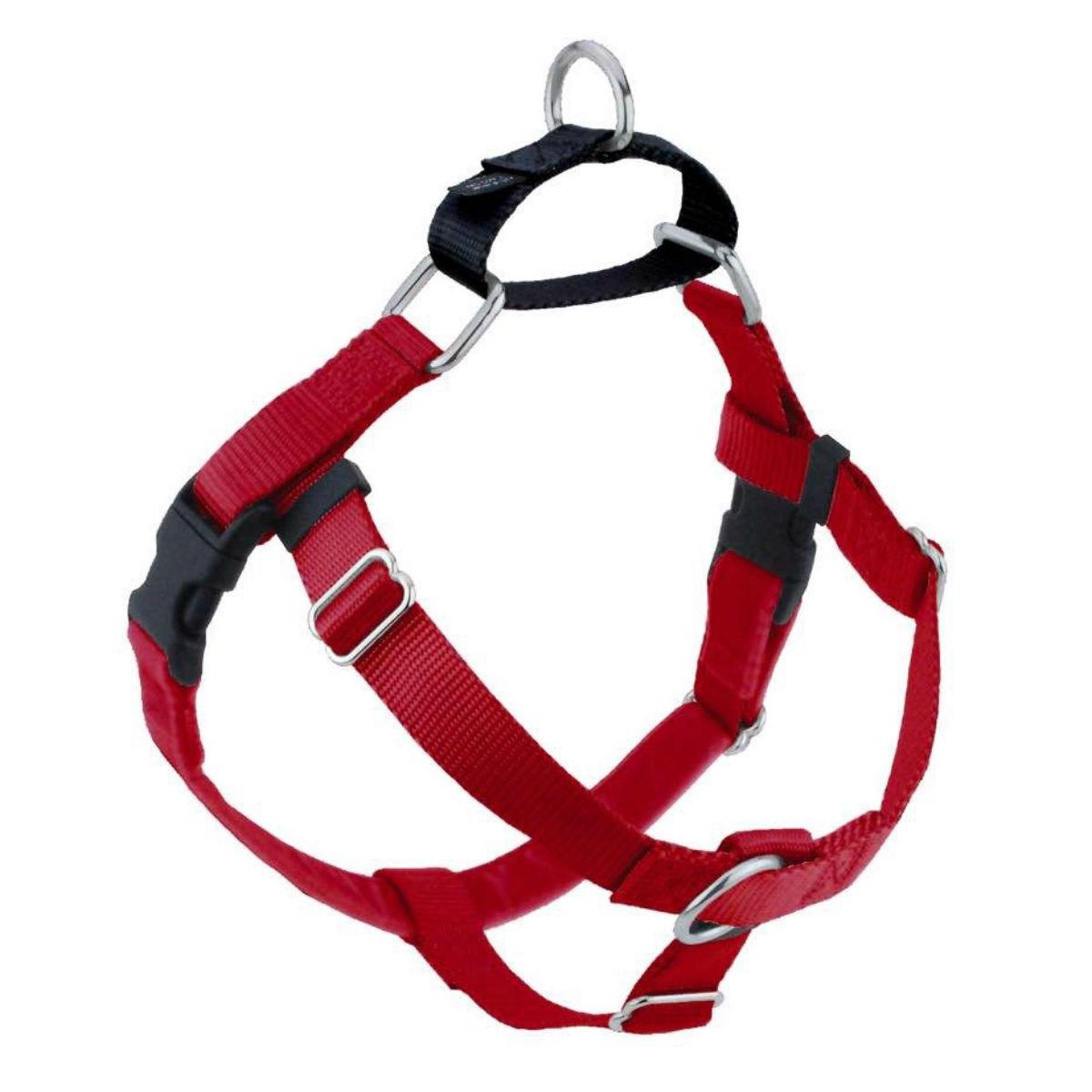 2 Hounds Design No-Pull Dog Harness Deluxe Training Package - Red and Black