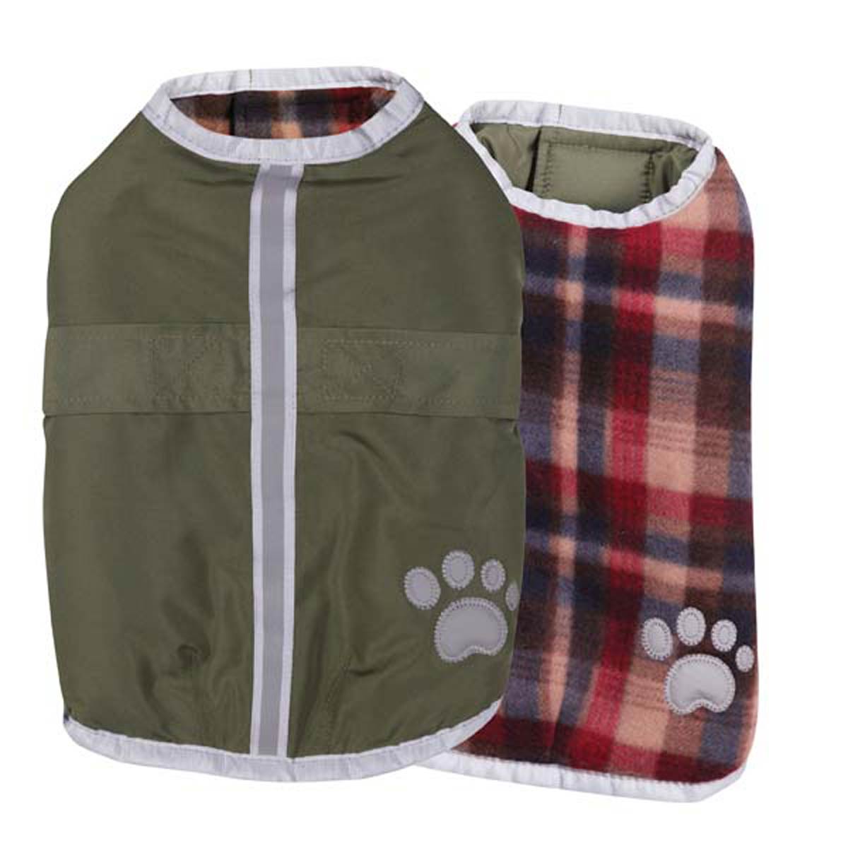 Zack & Zoey Nor'easter Dog Blanket Coat - Chive