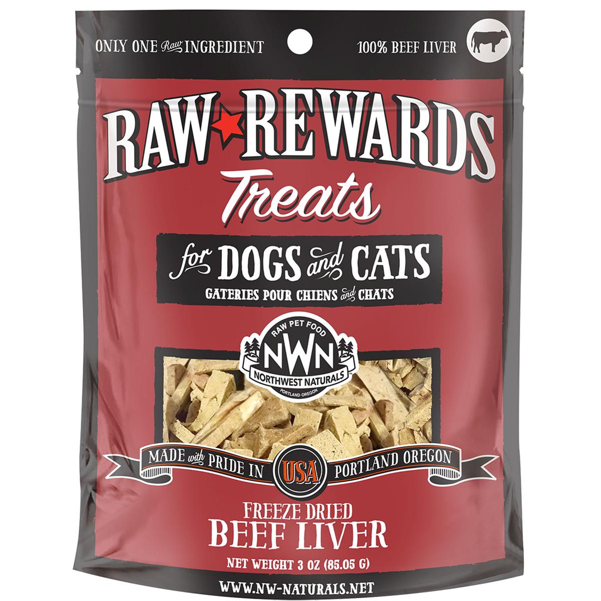 northwest-naturals-raw-rewards-freeze-dried-beef-liver-dog-cat-treats