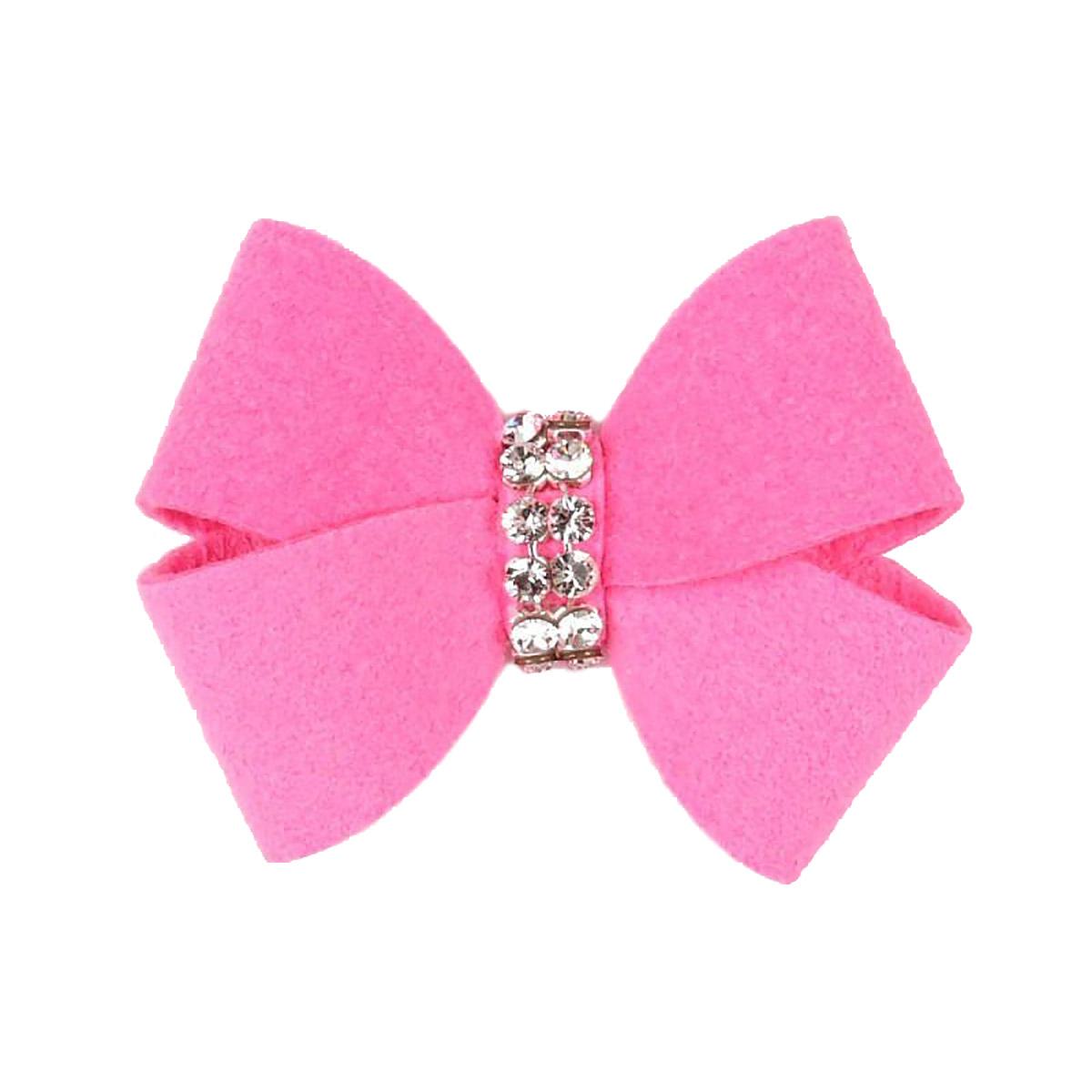 Nouveau Bow Dog Hair Bow by Susan Lanci - Perfect Pink