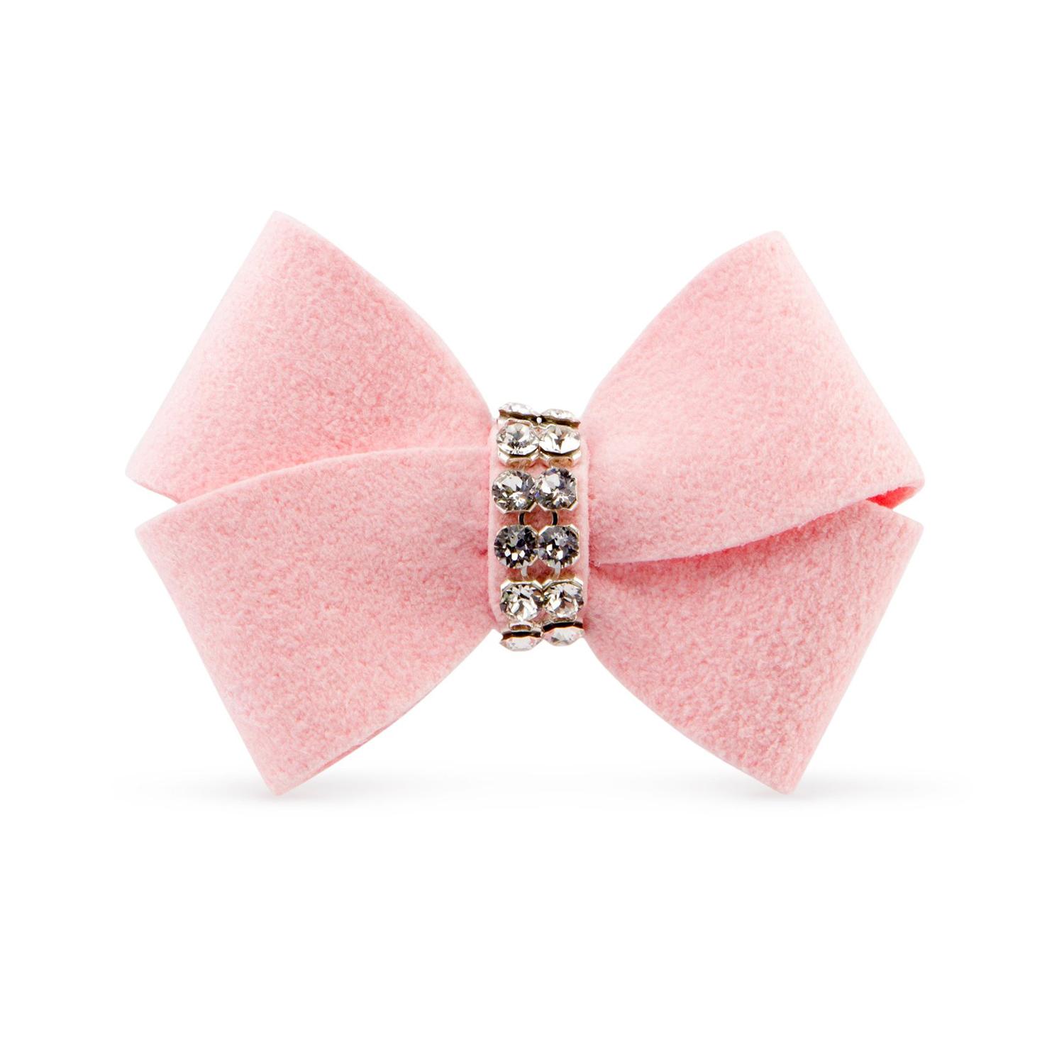 Nouveau Bow Dog Hair Bow by Susan Lanci - Puppy Pink