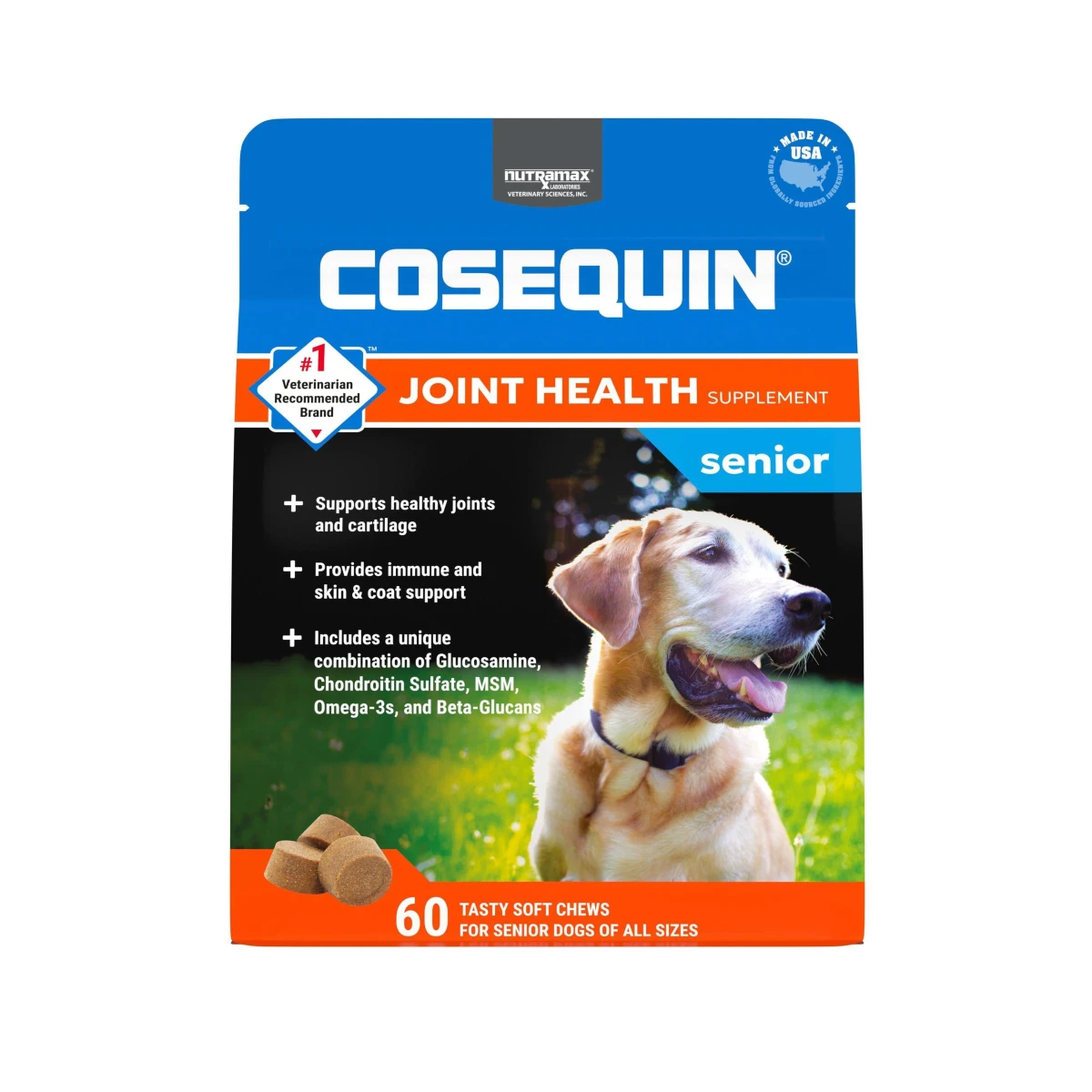 Nutramax Cosequin Senior Joint Health Supplement for Senior Dogs  Soft Chews