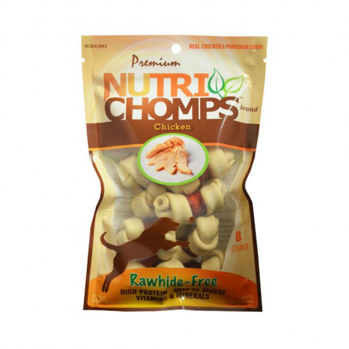 Nutri Chomps Wrapped Knot Dog Treats - Chicken