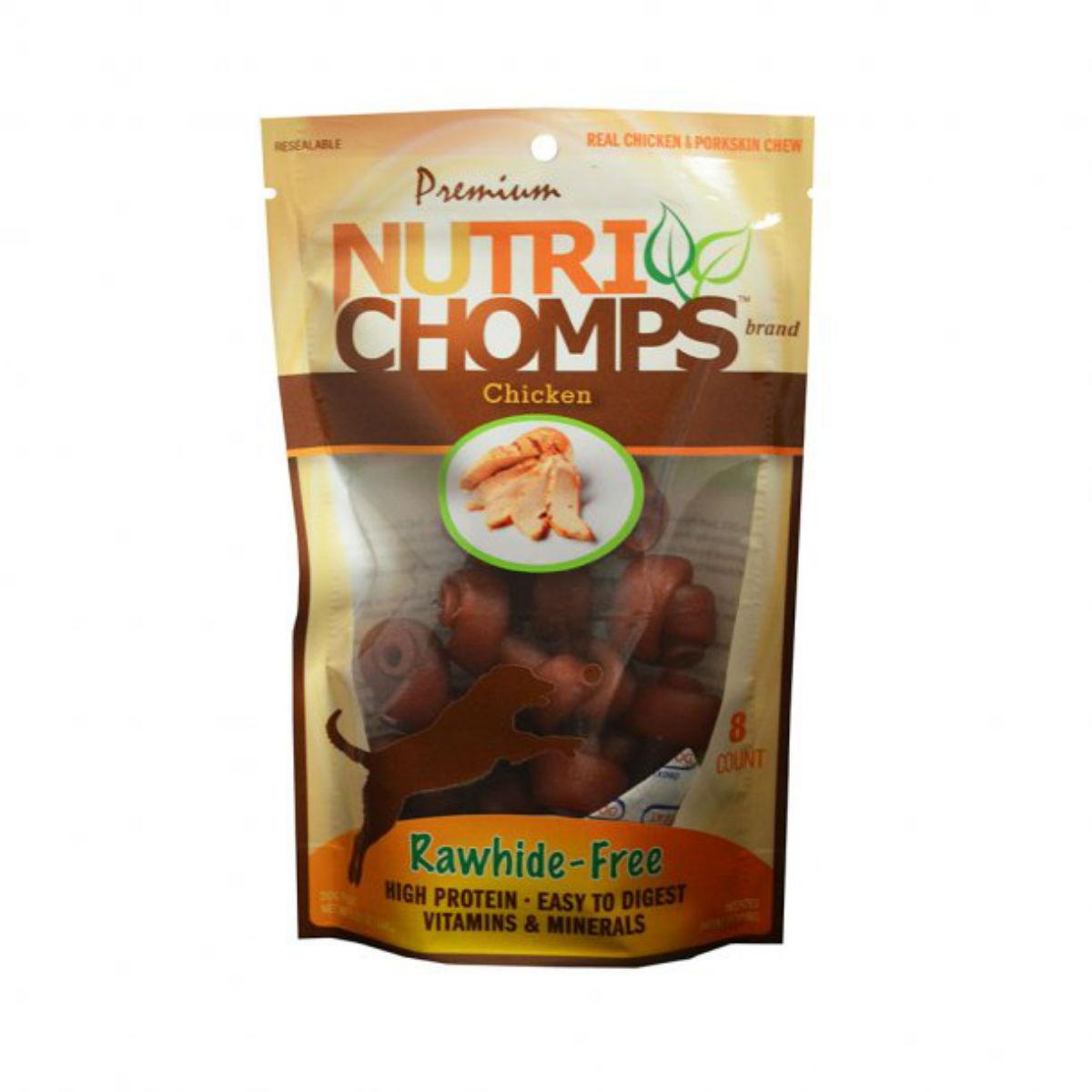 Nutri Chomps Mini Knotz Dog Treats - Chicken